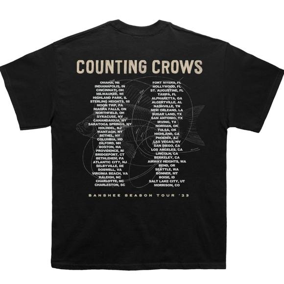 Counting Crows Unisex-Adult Admat Tee Unisex Fit Tee Shirt Size 2XL - Picture 2 of 3